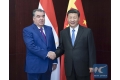 习主席与塔吉克斯坦共和国总统埃莫马利·拉赫蒙