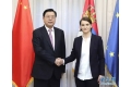 张德江会见塞尔维亚总理布尔纳比奇